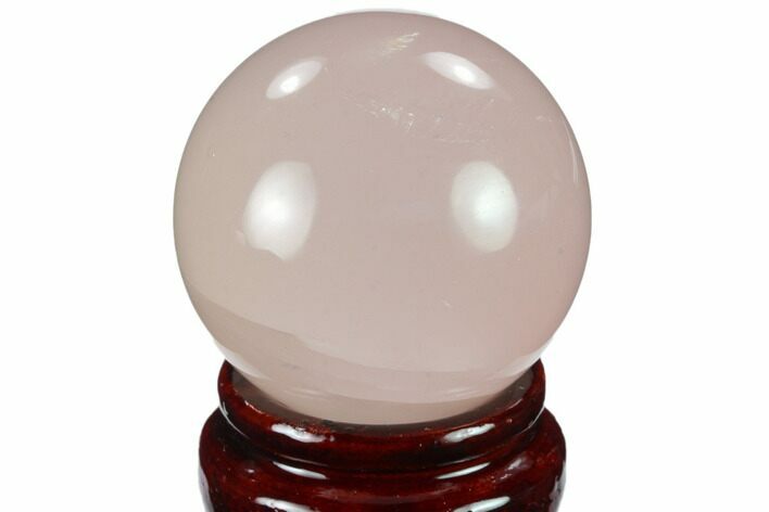 Polished Rose Quartz Sphere - Madagascar #133827
